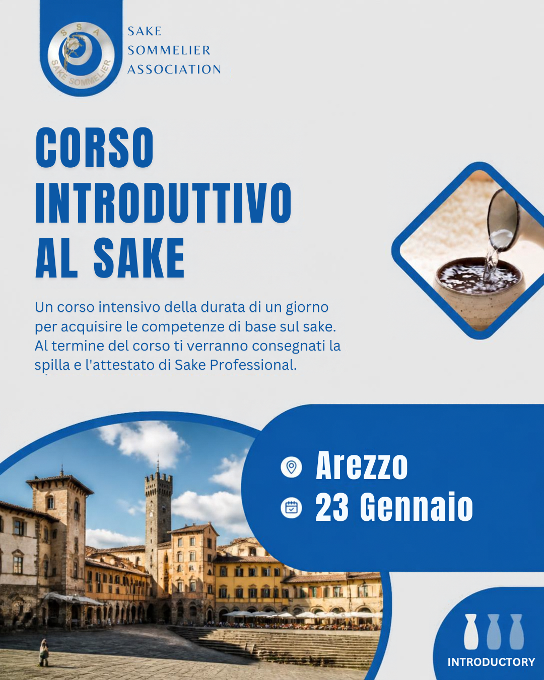Corso Introduttivo al Sake - Gennaio 2027, Arezzo