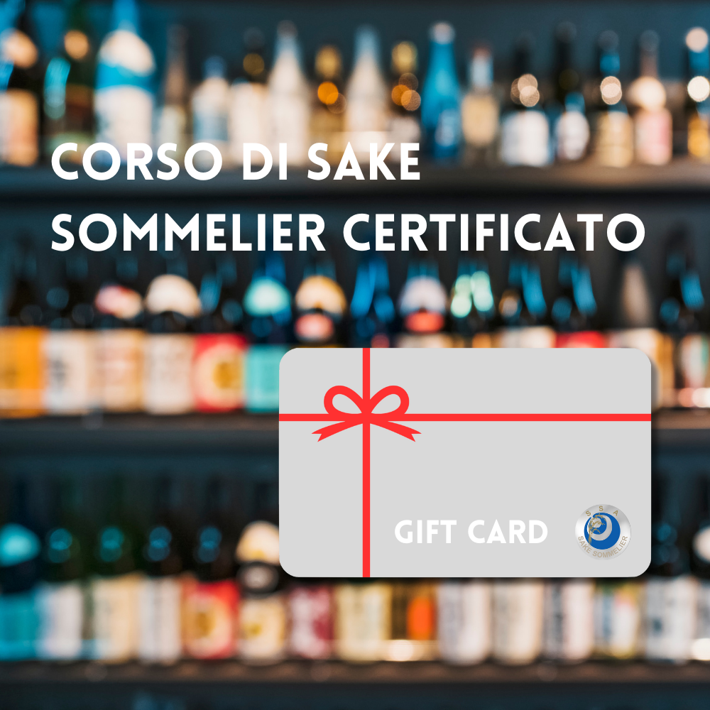 Gift Card - Corso di Sake Sommelier certificato