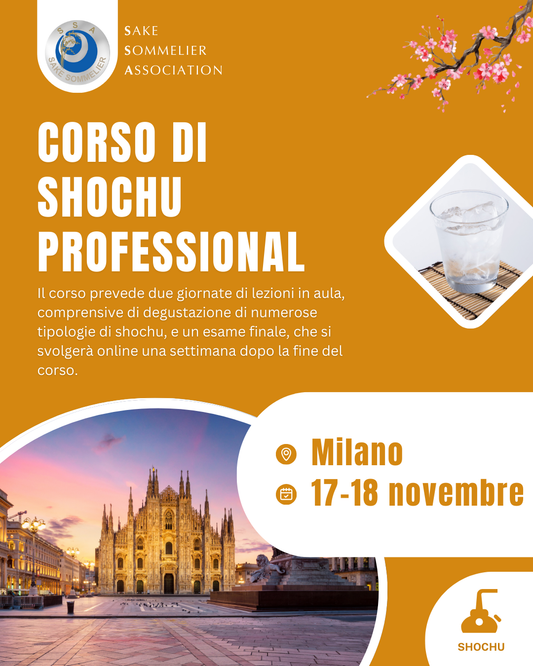 Corso di Shochu Professional - Novembre 2025, Milano