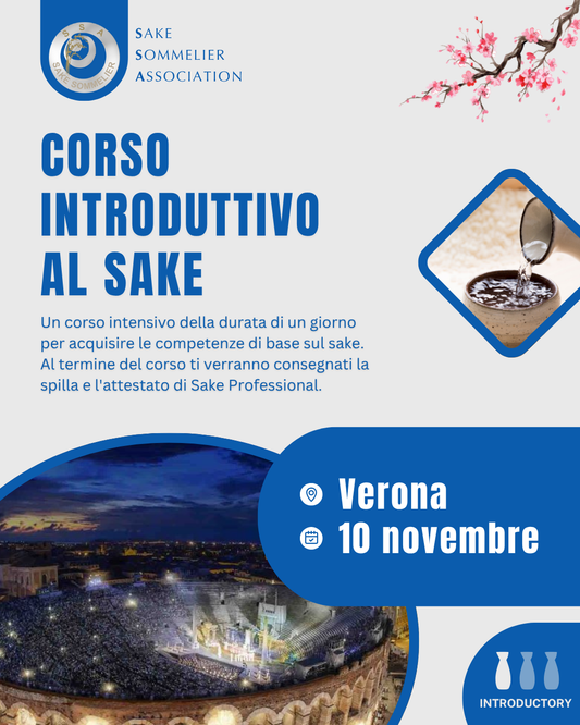 Corso Introduttivo al Sake - Novembre 2025, Verona