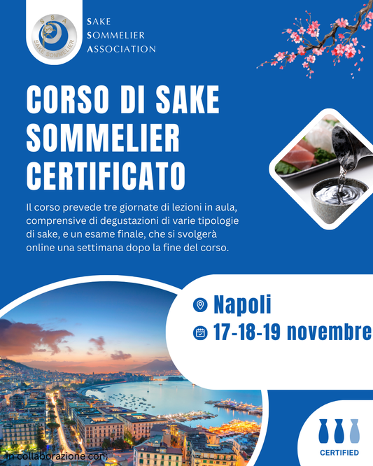 Corso di Sake Sommelier Certificato - Novembre 2025, Napoli