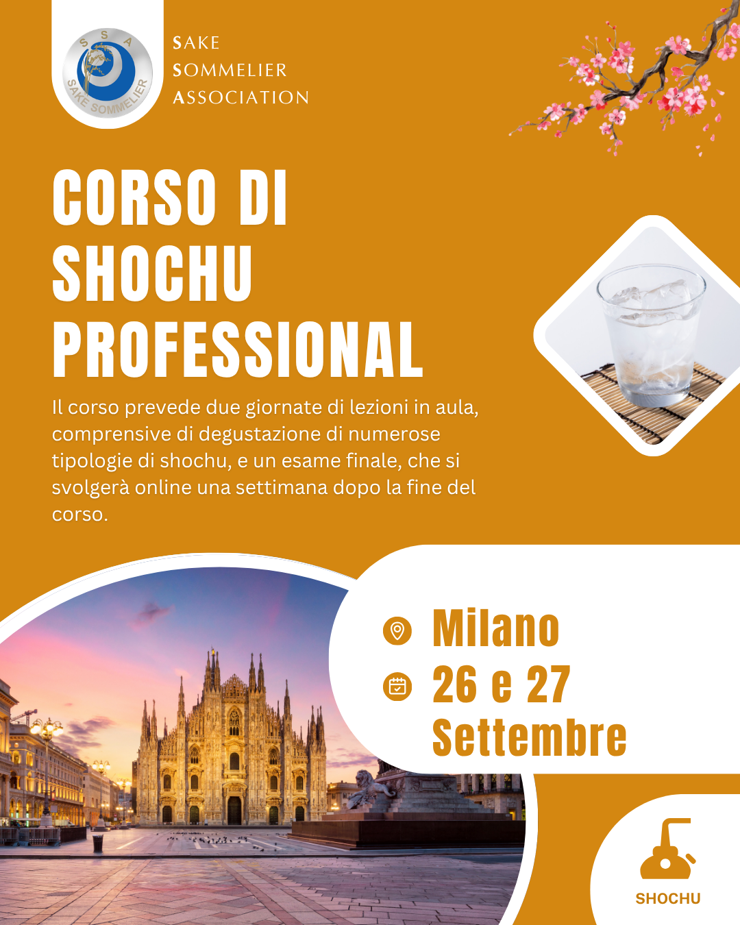 Corso di Shochu Professional - Settembre 2026, Milano