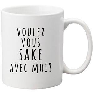 Tazza "Voulez vous sake avec moi?" - Bianca