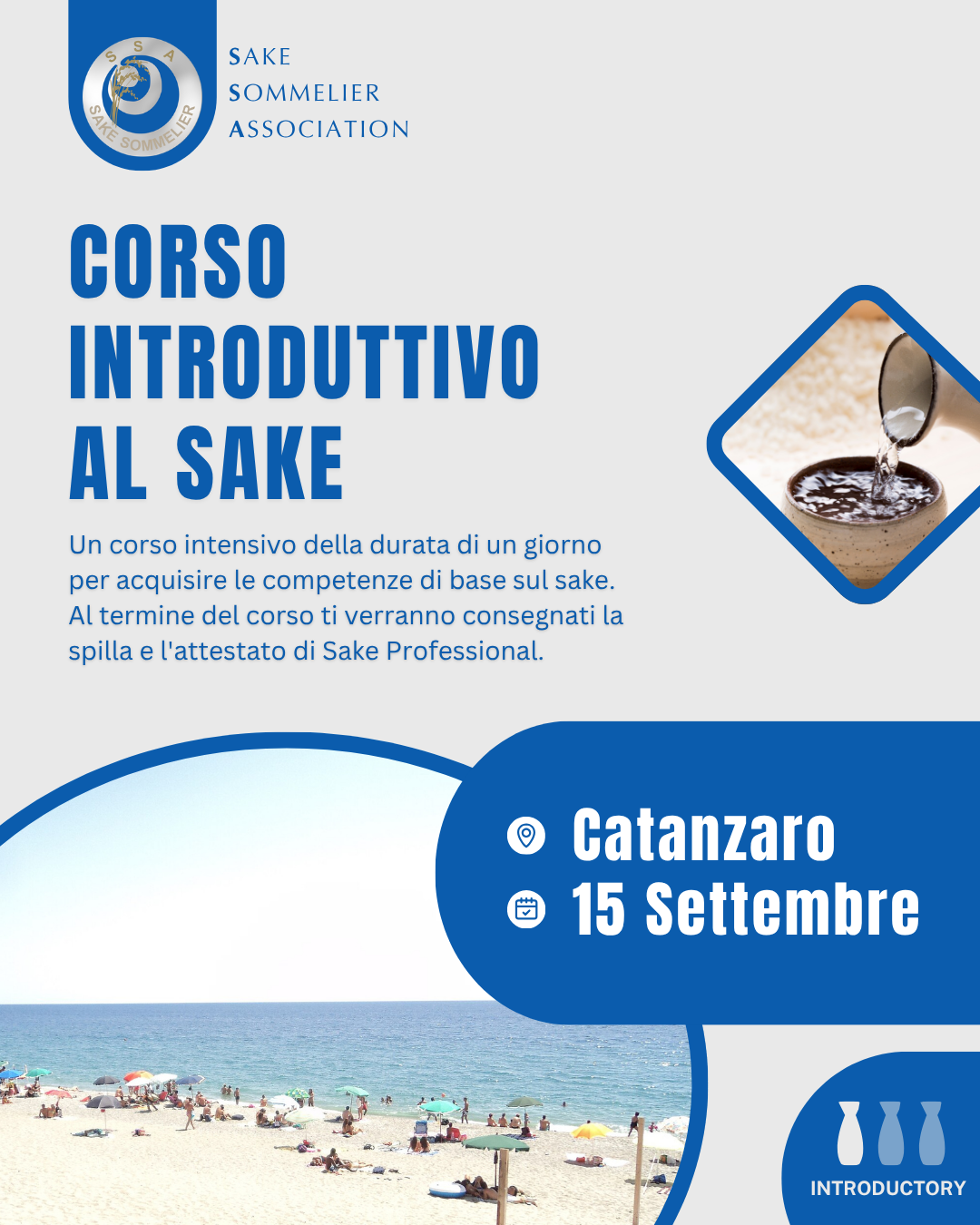 Corso Introduttivo al Sake - Settembre 2026, Catanzaro Lido