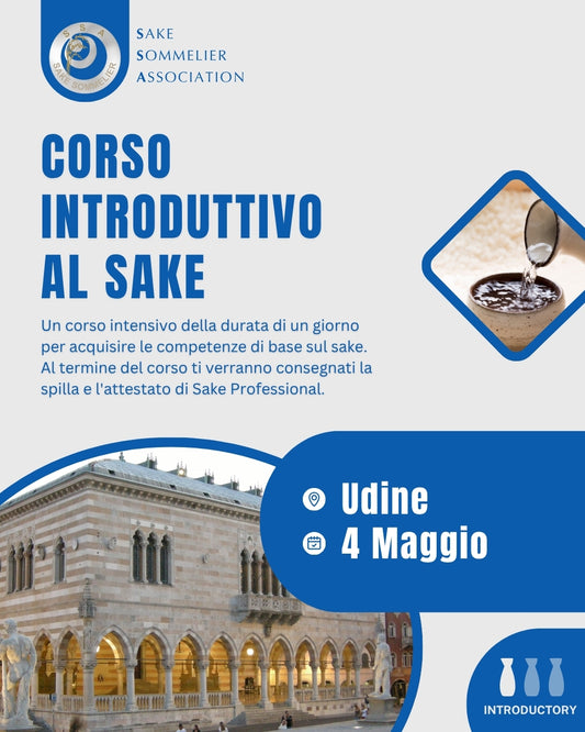 Corso Introduttivo al Sake - Maggio 2026, Udine