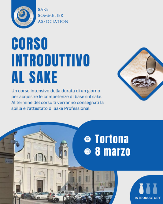 Corso Introduttivo al Sake - Marzo 2026, Tortona