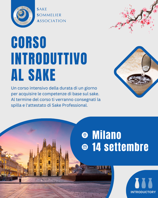 Corso Introduttivo al Sake - Settembre 2025, Milano