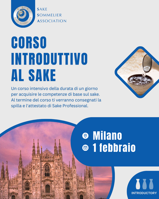 Corso Introduttivo al Sake - Febbraio 2026, Milano