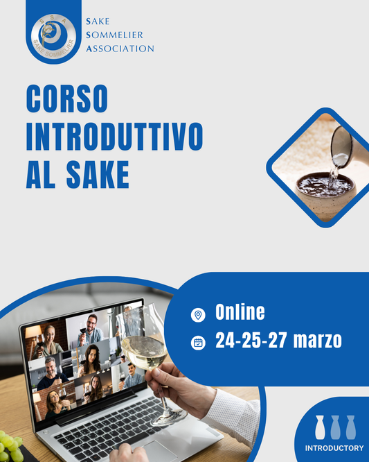 Corso Introduttivo al Sake - Marzo 2026, Online